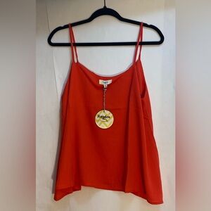 NWT Hayden Los Angeles Red Tank Top Blouse Size Medium